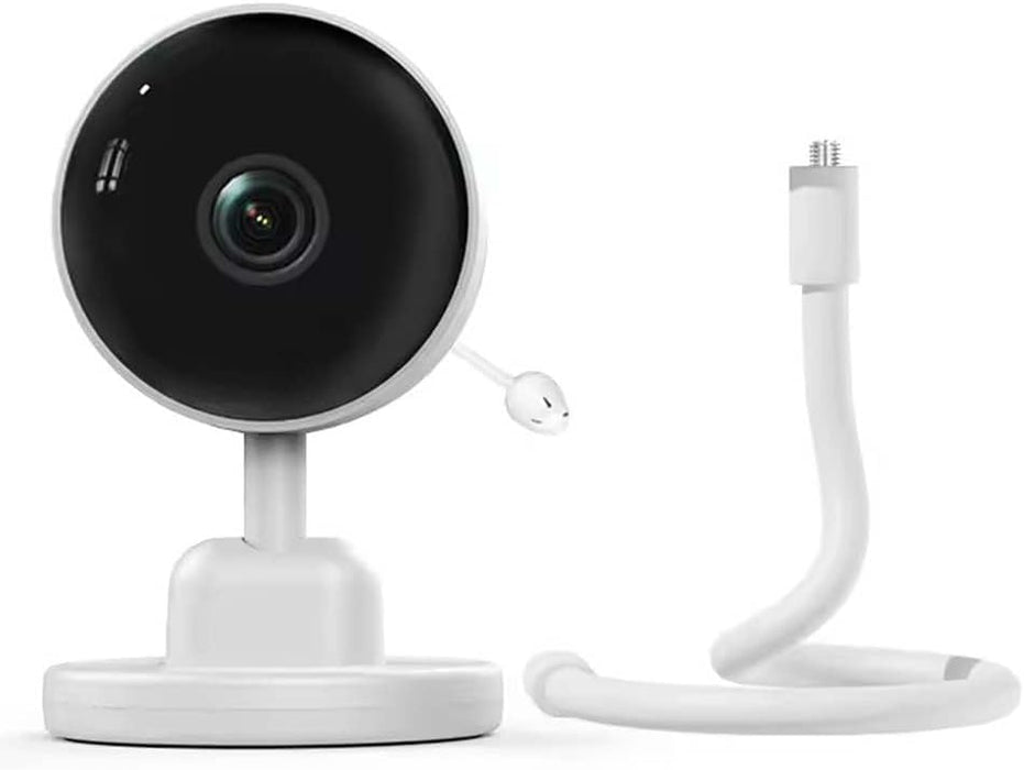 Smart WiFi Baby Monitor - No Glow Night Vision Camera with Bluetooth Remote, 360° Coverage for Child Safety