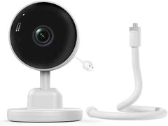 Smart WiFi Baby Monitor - No Glow Night Vision Camera with Bluetooth Remote, 360° Coverage for Child Safety