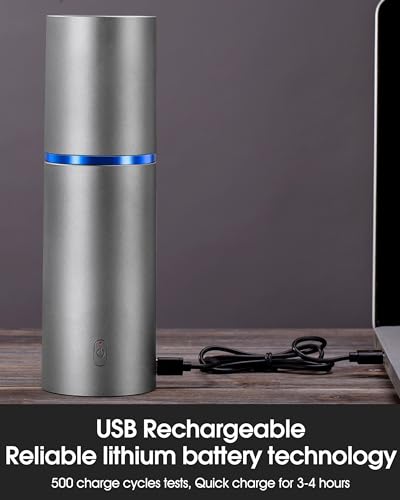 NALACAL Mini Vacuum, Air Duster and Hand Pump 3 in 1, Cordless Handheld Vacuum, USB Rechargeable, Easy to Clean Desktop, Keyboard, Drawer, Car Interior and Other Crevices, Small Spaces