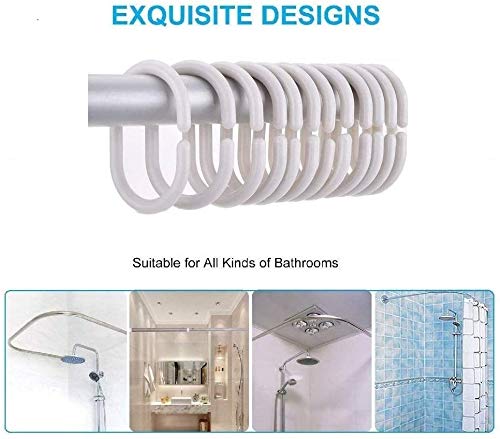 ZHCHL Translucent Bathroom Shower Curtain 120X200cm, Waterproof Bamboo Pattern Bathroom Curtains Made,Frosted Translucent Weighted Hem Curtain, for Bathroom