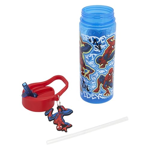 Marvel Spider-Man Street 500ml PP Bottle with Charm