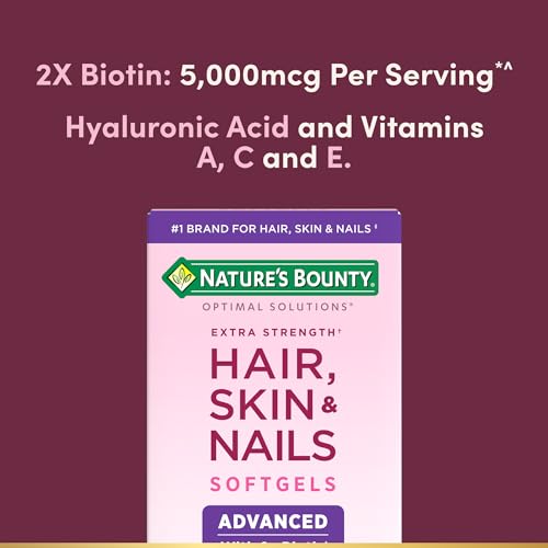 Nature's Bounty Extra Strength Hair, Skin and Nails, 150 Softgels