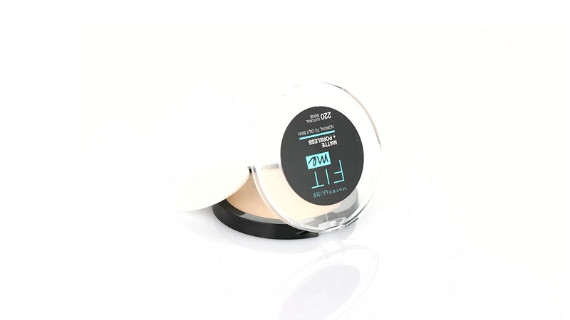 Maybelline New York Fit Me Matte and Poreless Powder, 220 Natural Beige, 12 gm
