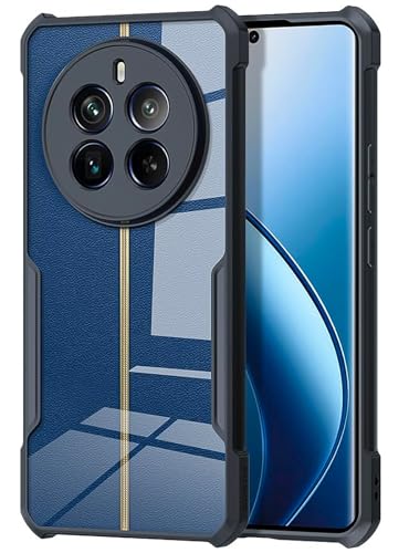 For Realme 12 Pro Plus 5G Case, 12 Pro+ Camera Lens Protection Cover, TPU Shockproof Airbags Bumper Mobile Phone Back Cover, Anti-Yellowing Slim Fit Protective Casing
