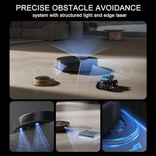 Xiaomi Robot Vacuum X20 Max Vacuum Cleaner with Wiping Function & All-in-One Station (8000Pa Suction Power; 120 Min Battery Life; Auto; Self-Cleaning, Emptying, Drying & Water Refill; App/Control)