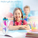 Home Tune Cute Water Bottle for School Kids Girls, BPA FREE Tritan & Leak Proof Flip Top Lid & Easy Clean & Carry Handle, 23oz/ 680ml (Mermaid, 23oz)