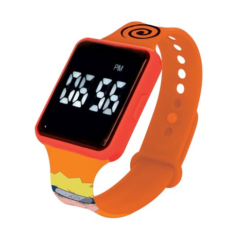 Lexibook, Naruto, Digital watch, 12-hour or 24-hour time display, Orange, DMW060NA