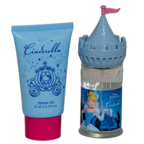 Disney Cinderella Train Wagon Giftset For Kids, Eau De Toilette, 50 Ml + Shower Gel, 75