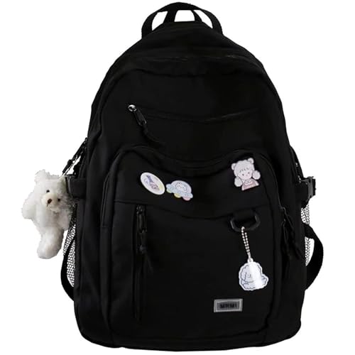 Cute Aesthetic Backpacks, School Backpack Teen Lightweight College Daypack for Teens Girls Women Students