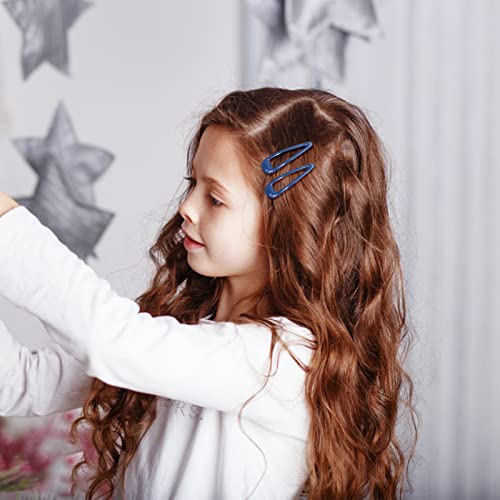 Bekecidi Hair Accessories Set, 20 Pieces Bow Hair Clips, Headband, Hair Tie, Hairpins, Rubber Bands in 5 Colors for Girls Kids (NavyBlue)