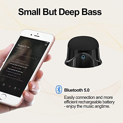 1 PCS Portable Magnetic Small Bluetooth Speaker, 5W Stereo Sound, Deep Bass, 9H Playtime, TWS Pairing Speaker for Home, Outdoor Travel, Golf Carts, Support for iPhone 12/13/14