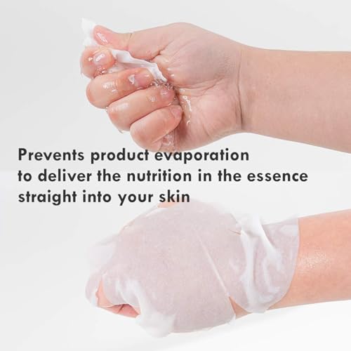 MMOOUP Collagen Essence Sheet Facial Masks, Pack of 8 Hydrating Facial Sheet Mask, Moisturizing Anti-Aging Facial Mask Packs for Daily Skin Care Spa