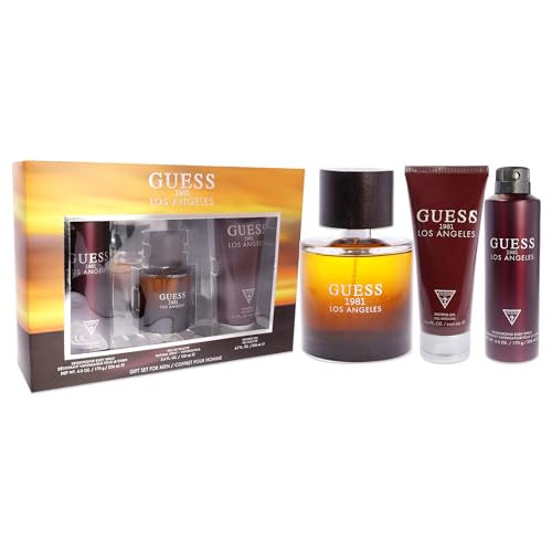 Guess 1981 Los Angeles, Eau de Toilette for Men100ml, + 200ml Shower Gel, +226ml Body Spray Set (2020)