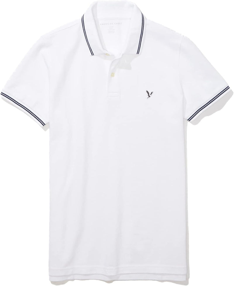 American Eagle Men's Slim Fit Pique Polo Shirt