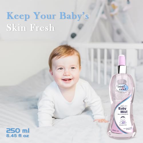 Cool & Cool Baby Mist Cologne 250Ml (Pack of 3) Alcohol Free,Paraben Free, Glycerin, Mild And Refreshing-750 ML