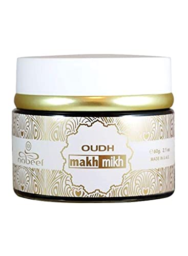 Nabeel Perfumes Oudh Makh Mikh Incense Solid Perfume For Unisex, 60 gm