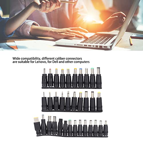 Bewinner Laptop DC Power Adapter Kits 34 PCS Universal Power Plugs 5.5mmx2.1mm Universal Laptop Power Connector Adapter Computer Accessories