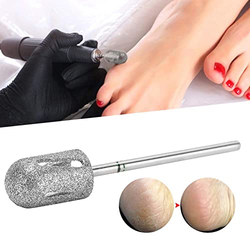 TERRIFI Nail Drill Bits, 3/32'' (2.35mm) Diamond Cuticle Electric Nail File and Ceramic Acrylic Gel Nail Bit Kit, Acrylic Nail Art Tools, Carbide Cuticle Remover Bits for Manicure Pedicure, Home Salon