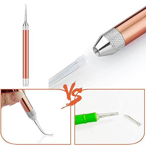 Baby Ear Wax Cleaner Flashlight Earpick Ear Wax Remover Led Ear Curette Spoon Ear Care Tool Red