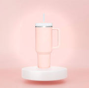 Quencher H2.0 Flowstate Tumbler Stainless Steel Vacuum Insulated Tumbler With Lid and Straw - For Water, Iced Tea, Coffee And More (BubbleGum)