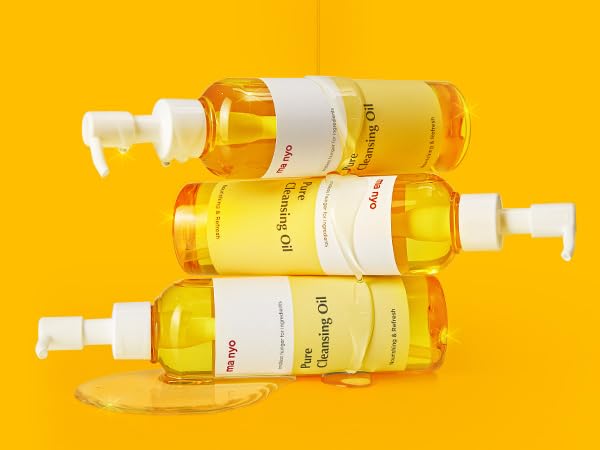 ma:nyo Pure Cleansing Oil Korean Facial Cleanser, Blackhead Melting, Daily Makeup Removal with Argan Oil, for Women Korean Skin care 6.7 fl oz (1 Pack)