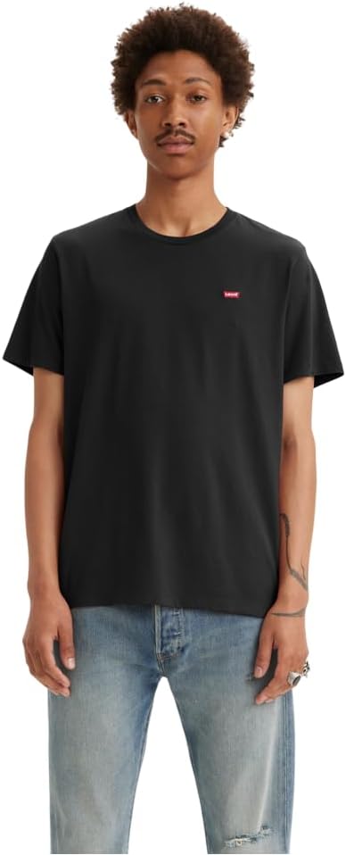 Mens Short Sleeve Classic Housemark T-Shirt T-Shirt - Black