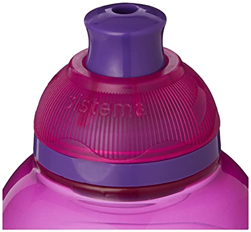 Sistema Hydrate Twist 'N' Sip Water Bottle, 460 Ml - Pink