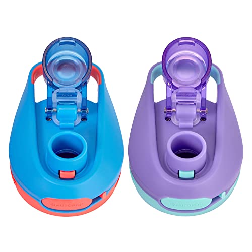 Contigo Jessie Beverage|Water Bottles, 14 oz, BLUE POPPY AMETHYST