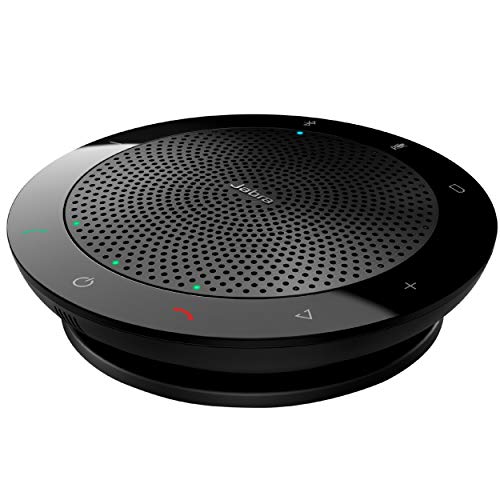 Jabra Speak 510 Speaker Phone - Microsoft Certified Portable Bluetooth Conference Speaker with USB - Connect with Laptops, Smartphones and Tablets, Black