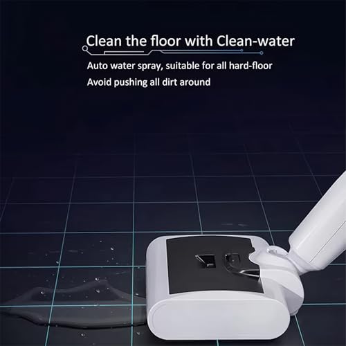 20W Wet-Dry Cordless Vacuum Cleaner - Dual Rollers & Self-Cleaning | 40-60 Min Runtime, Rechargeable Handheld Vacuum Cleaner and Mop with LED Display for Hard Floors & Pet Hair