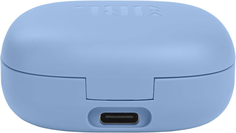 JBL Wave Flex True Wireless Earbuds, Deep Base Sound, Comfortable Fit, 32H Battery, Smart Ambient + Talkthru, Hands-Free Call, VoiceAware, Water and Dust Resistant - Blue, JBLWFLEXBLU