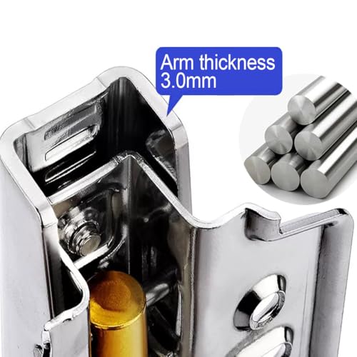 Kitchen Soft Close Cabinet Hinges, 6 Pcs Silent Hydraulic Slow Door Hinge Kitchen Units Door Hinges Hardware Accessories for Wardrobes and Cabinets,Bookcases