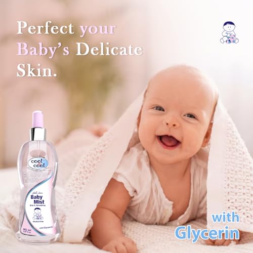 Cool & Cool Baby Mist Cologne- 85Ml - Alcohol Free,Paraben Free, Glycerin, Mild And Refreshing (Pack of 2)