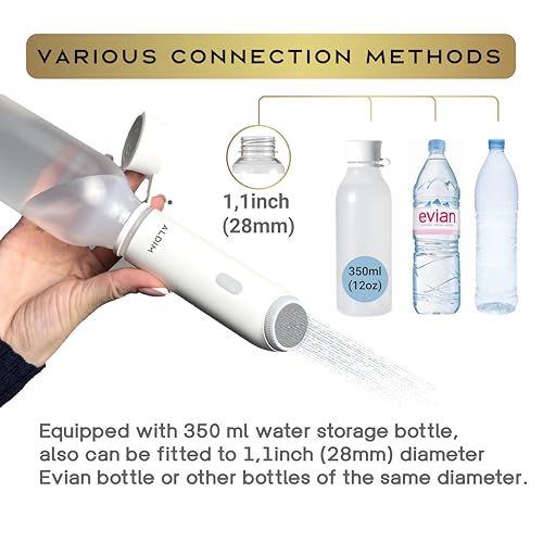 ALDIM Premium Portable Bidet For Travel, Rechargeable Electric Bidet, Portable Shattaf, Travel Bidet, Bidet Sprayer For Toilet Travel, Travel Shattaf
