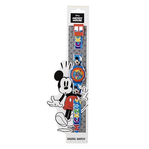 Mickey Mouse Disney Multicoloured Digital Watch MK4164, Multicoloured, Round