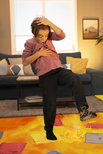 The Floor is Lava! Interactive Board Game for Kids and Adults (Ages 5+) Fun Party, Birthday, and Family Play | Promotes Physical Activity | Indoor and Outdoor Safe