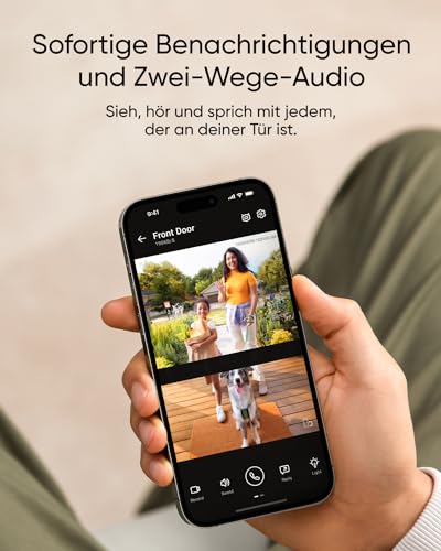 eufy Security Video Doorbell E340 (Battery Powered), Dual Cameras with Delivery Guard, 2K Full HD and Color Night Vision, HomeBase S380 Compatible, No Monthly Fee