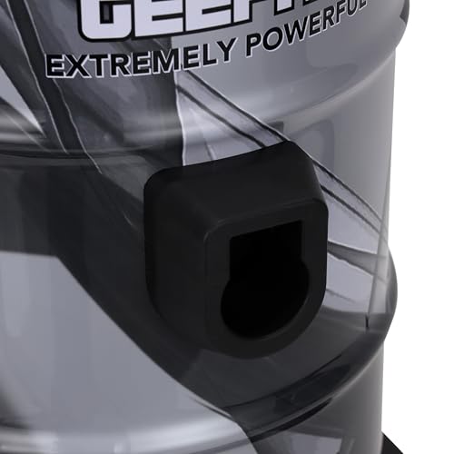 Geepas GVC2598 2300W 21L Drum Vacuum Cleaner - Portable ABS/Copper/Iron | Dust Full Indicator with Parking Position | Air Blower Function with Adjustable Suction Power | 2 Years Warranty