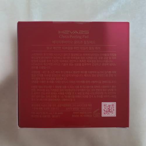 H2VA25 Glyco Peeling Pad Korean 170ml (66 pads) AHA + BHA Dead Skin & Sebum Care Hydrogen Peeling Pads