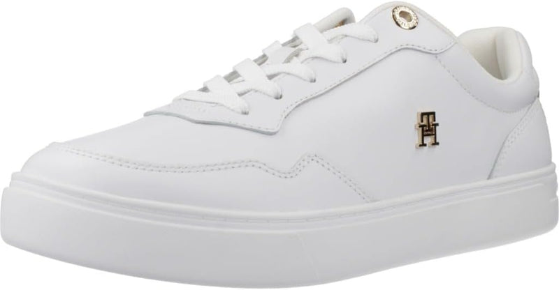 Essential Elevated womens Sneakers - White/Gold