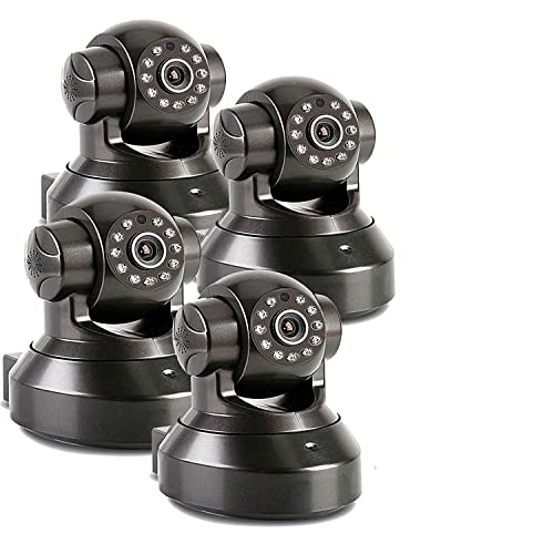 eWINNER 4 PCS Wireless WiFi HD 720P IP Camera Smartphone CCTV Security Camera Night Vision and Motion