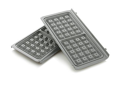 Breville VST072 DuraCeramic Waffle Maker, Non-Stick and Easy Clean with Deep-Fill Removable Plates, White and Stainless Steel