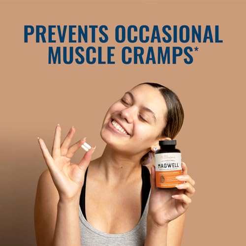 Magwell Magnesium Zinc & Vitamin D3 - Highly Bioavailable Magnesium: Glycinate, Malate, & Citrate - 3-in-1 Magnesium Supplement for Women & Men - Bone, Heart, Immune Support - 120 Capsules by LiveWell
