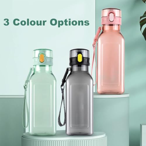 NALACAL Sports Water Bottle 700ml, Leakproof and BPA Free Drinks Bottle, Gym Water Bottle, Portable Reusable Waterbottle for Sports, Gym, University, Cycling, Travel Picnic Camping Hiking (Green)