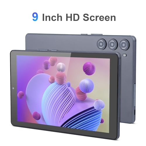 C Idea 9-Inch Android 12 Tablet, 8GB+256GB, 5+8MP Camera, 4G SIM Card Slot, 5G WiFi, GPS, 8000mAh Battery, CM925 (Gray)