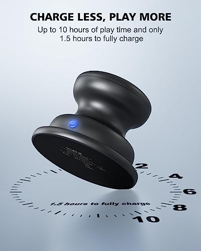 EWA A117 Mini Portable Wireless Bluetooth Speaker with Magnetic Base, Powerful Sound, Easy to Attach to Metal Surface, [Compatible with Magsafe, iPhone 15, 14, 13, 12 Pro/Max]