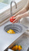 Chopping Board Set, Multi-Use Cutting Board & Strainer, Over-the-Sink or Tabletop, Includes Detachable Foldable Washing Basket Colander, Easy-Store Design for Space Efficiency