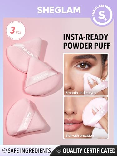 Sheglam Insta-Ready Powder Puff, Baby Pink