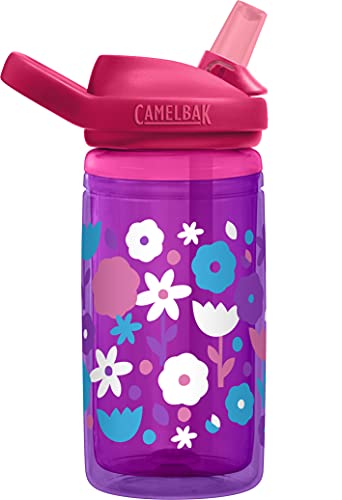 CamelBak EDDY+ KIDS .4L BOTTLE, INSULATED, Flower Power, 2283601040, Eddy+ Kids Insulated 14oz, Flower Power, L