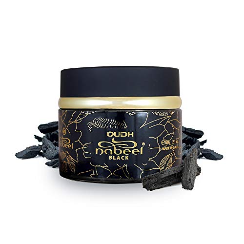 Nabeel Perfumes Oudh Black Incense, 60 g, 4INP074508